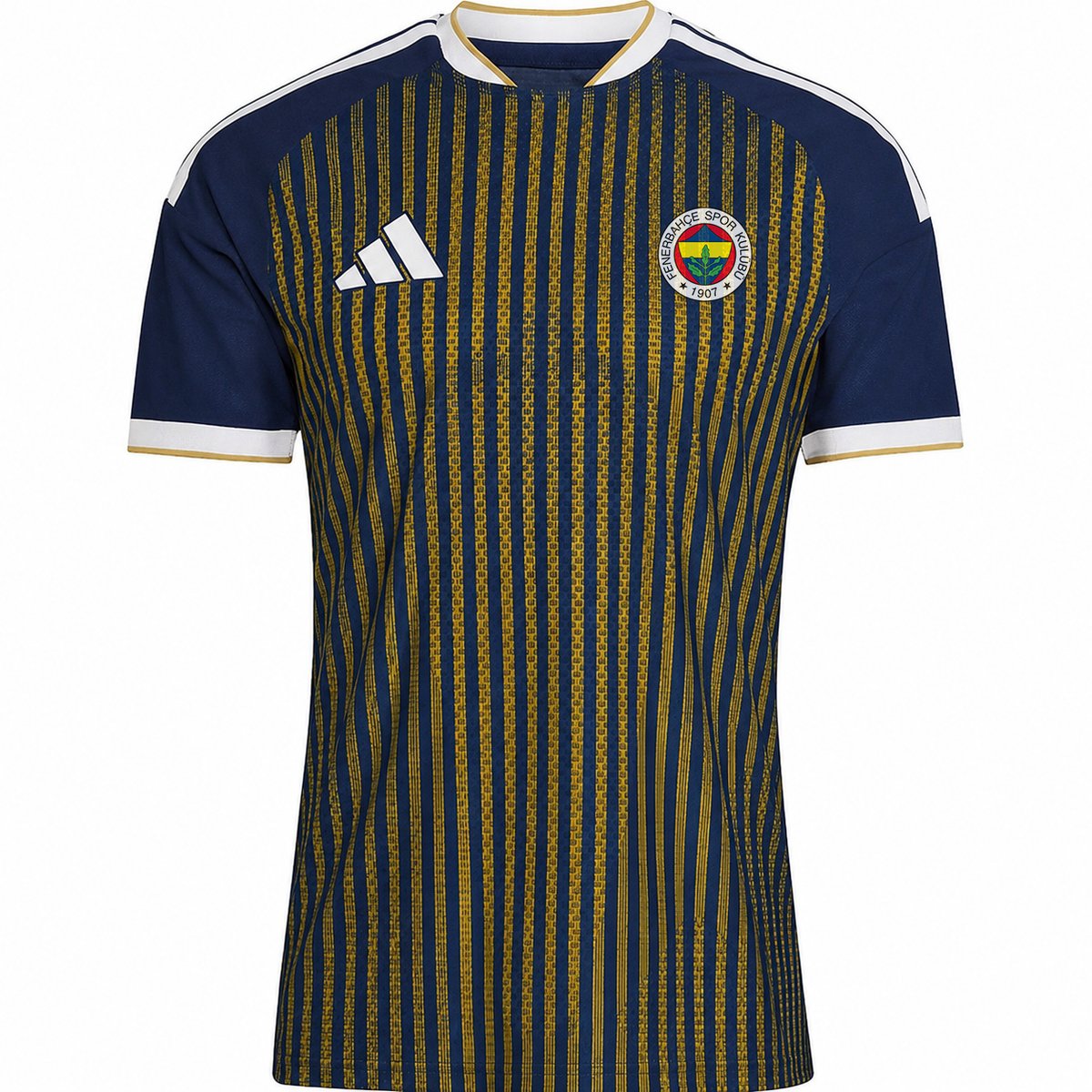 baskabirhakan's tweet photo. Bayern'in dün giydiği formayı çok beğendim, ai aracından bizim formanın renklerine çevirmesini istedim. Çok güzel oldu bence be! 💛💙 @fenerium @Fenerbahce https://t.co/Yk8pEwzC2D