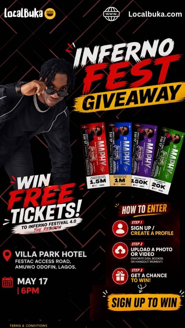 LocalBuka_app's tweet photo. Some events… you just have to be there!!! 😭🔥

INFERNO FEST  is one of them

Sign up
Upload your moment
Stand a chance to win a free ticket

May 17 | Festac | 6PM

👉 Don’t miss this one

https://t.co/OGcWCqjtoX https://t.co/9oiLtRTiXc