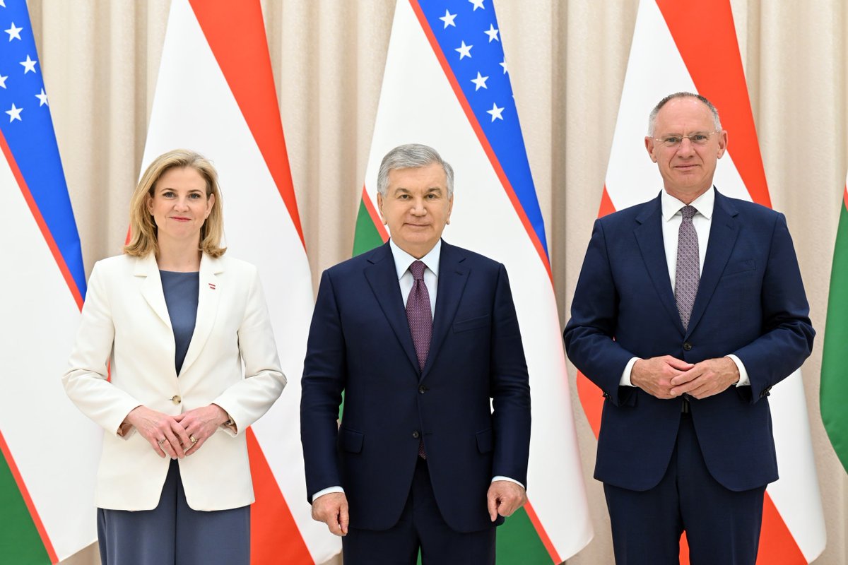 Shavkat Mirziyoyev's Press-service tweet media