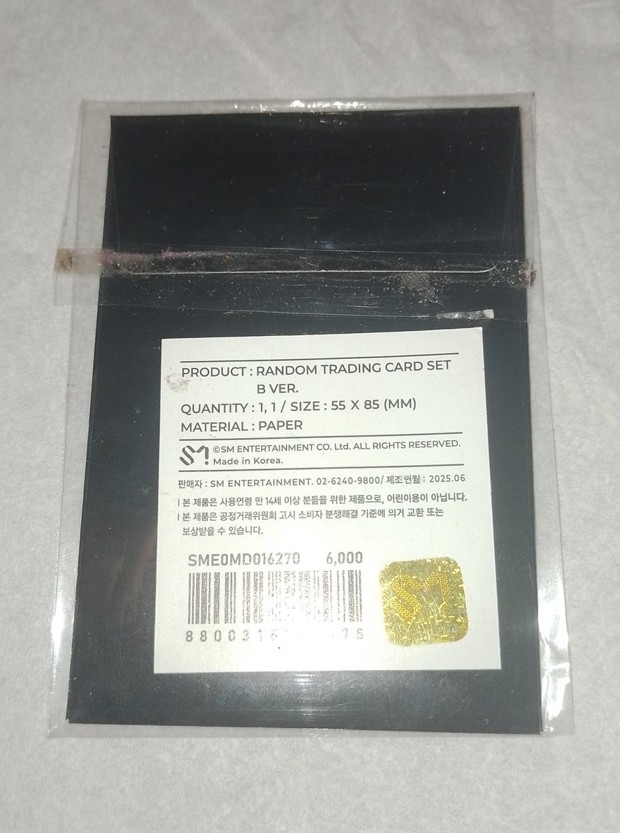 Collective11242's tweet photo. #WTS 
Trading card aespa dirty work unsealed 25k bisa nego tipis ada GO wa https://t.co/u67w0cDFu0
