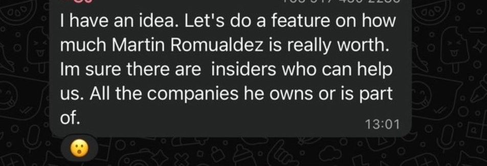 🚨Breaking:

PGMN has started kicking out or removing all of its anchors from a group chat where CJ Hirro and Franco Mabanta were discussing the idea of making a “feature” on former Speaker Martin Romualdez.

They shot the “feature” on February 21 and the video lasts for at least
