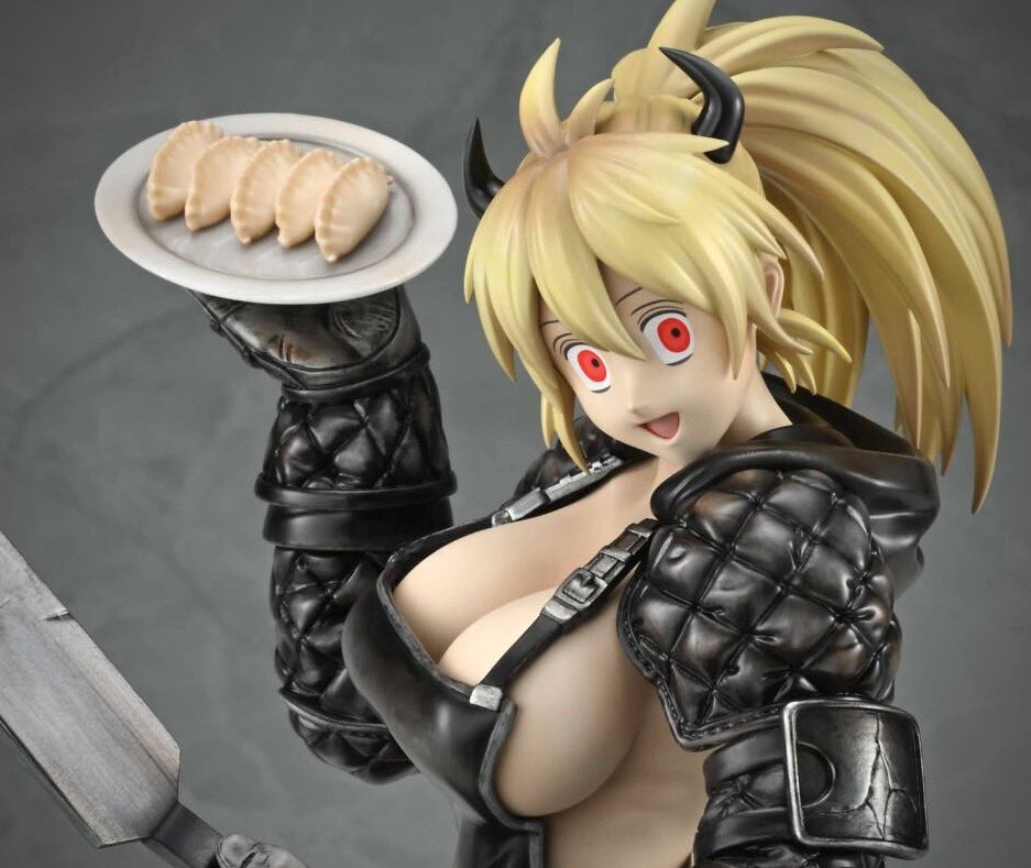 mamegyorai_jp's tweet photo. アニメのシーズン2が絶賛配信中！

ダークでバイオレンスでファンタジー。
唯一無二の世界観で大ヒットした漫画『ドロヘドロ』。

そのコミックス16巻表紙をモチーフに、作者林田球氏の徹底監修のもと、悪魔化が進行したニカイドウが迫真のクオリティで立体化！

大胆でワイルドな衣装、狂気を孕んだ表情、美味しそうなギョーザ…
細部までこだわり抜いた圧倒的な存在感…それが、ドロヘドロ！

■価格:¥22,990(税込)
■本店(ネット通販)にて予約受付中🥟
➡️ https://t.co/0mIGQ7XuMK

#ドロヘドロ #ニカイドウ #それがドロヘドロ