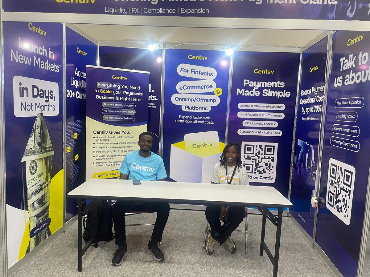 _Centiiv's tweet photo. The wait is finally over

Africa Fintech Live Nairobi 2026 is bringing together some of the brightest minds across fintech, banking, payments, and technology for powerful conversations and valuable connections.

Centiiv is live on ground in Nairobi and excited to connect with innovators, founders, and industry leaders from across the continent.

We’re looking forward to sharing more about who we are, what we’re building, and how we’re driving seamless financial solutions across Africa.

Let’s connect and move fintech forward.