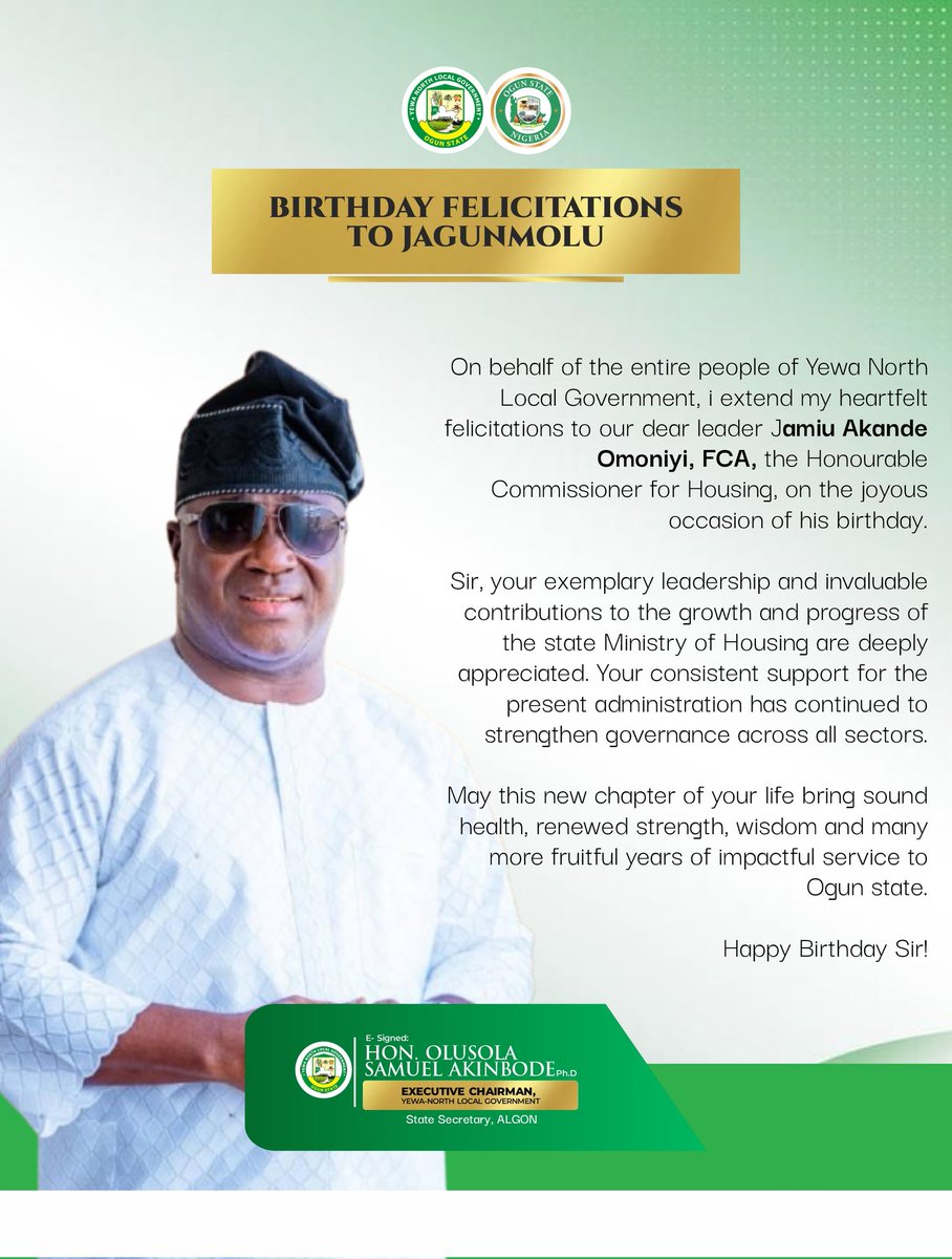 OSAkinbode's tweet photo. Happy Birthday To Our Dear Leader @akandejagz https://t.co/WelJI9KIJx