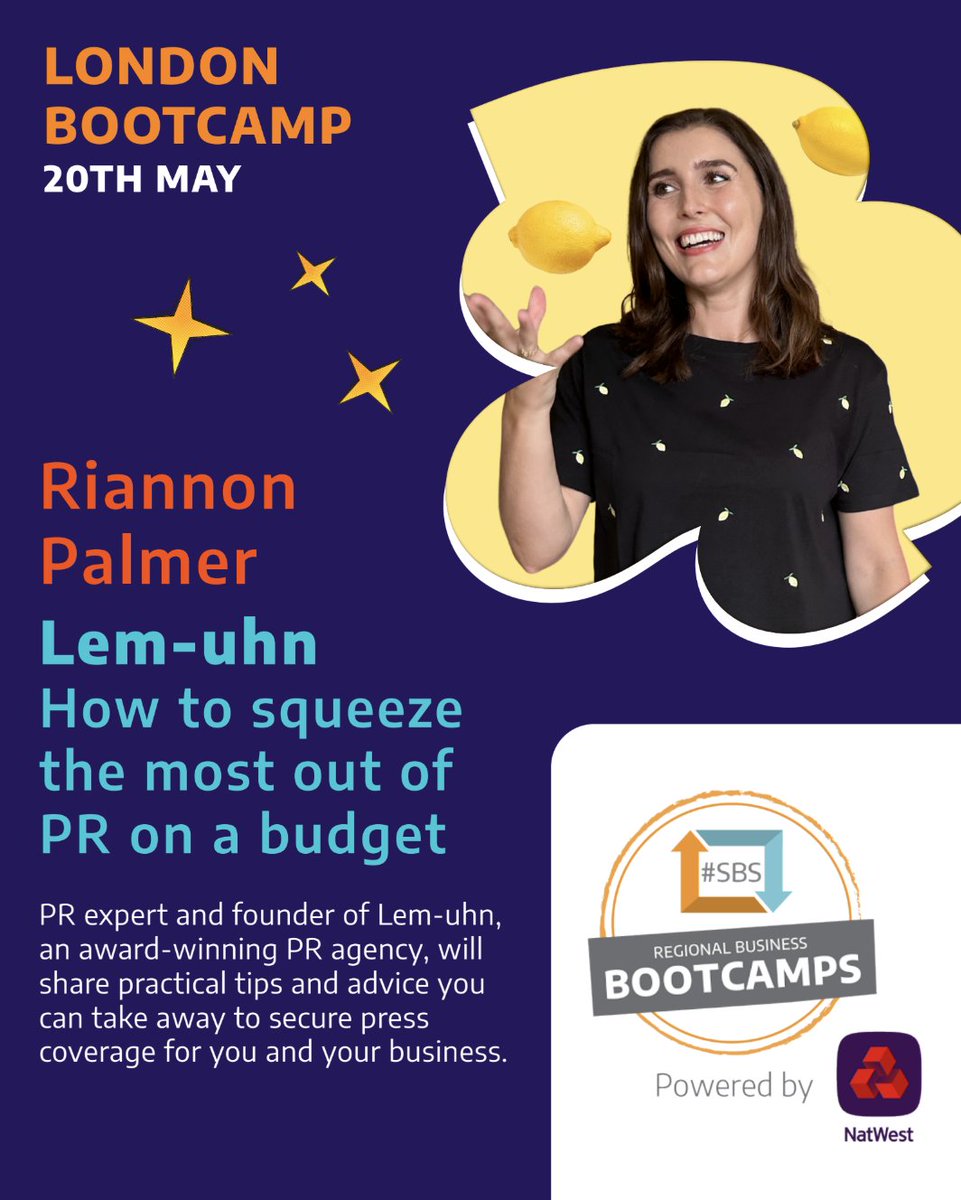 TheSBS_Crew's tweet photo. #SBS-ers - who’s joining us in London on 20th May?

We’ve got a fantastic line-up of speakers, covering everything from pitching to PR on a budget, as well as insights from the team at Able Futures on looking after your mental wellbeing as a small business owner.

We’ll also be making an exciting announcement on the day, both for those in the room and for the wider community following the bootcamp.

It’s a brilliant opportunity to come together, connect, network and learn - all completely free of charge.

We can’t wait to see you there!