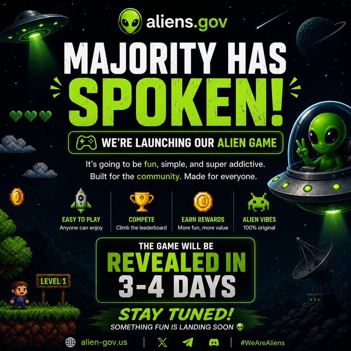 Aliens.gov tweet media