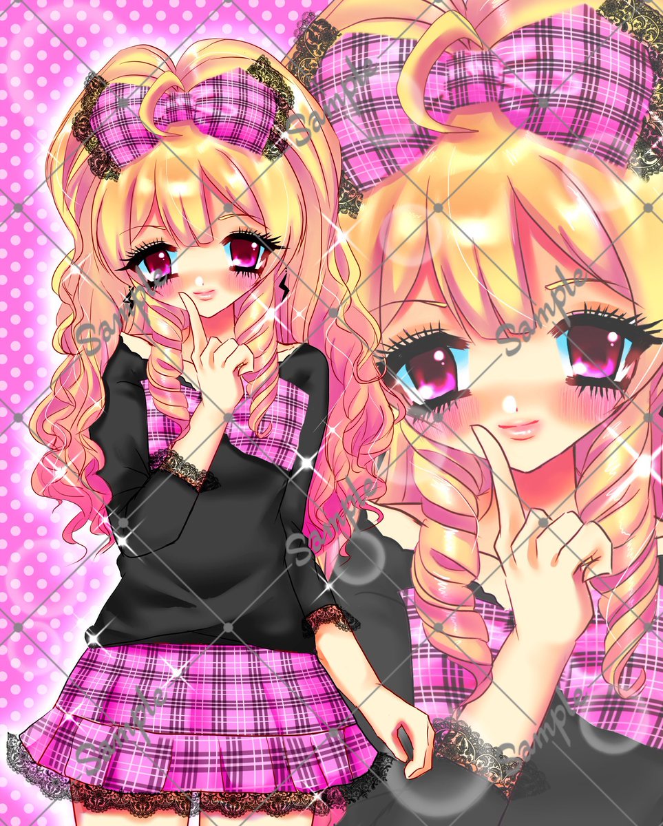 moe_mottii0131's tweet photo. キラキラピンクな女の子絵たち💖 https://t.co/FCD1MTIwaU