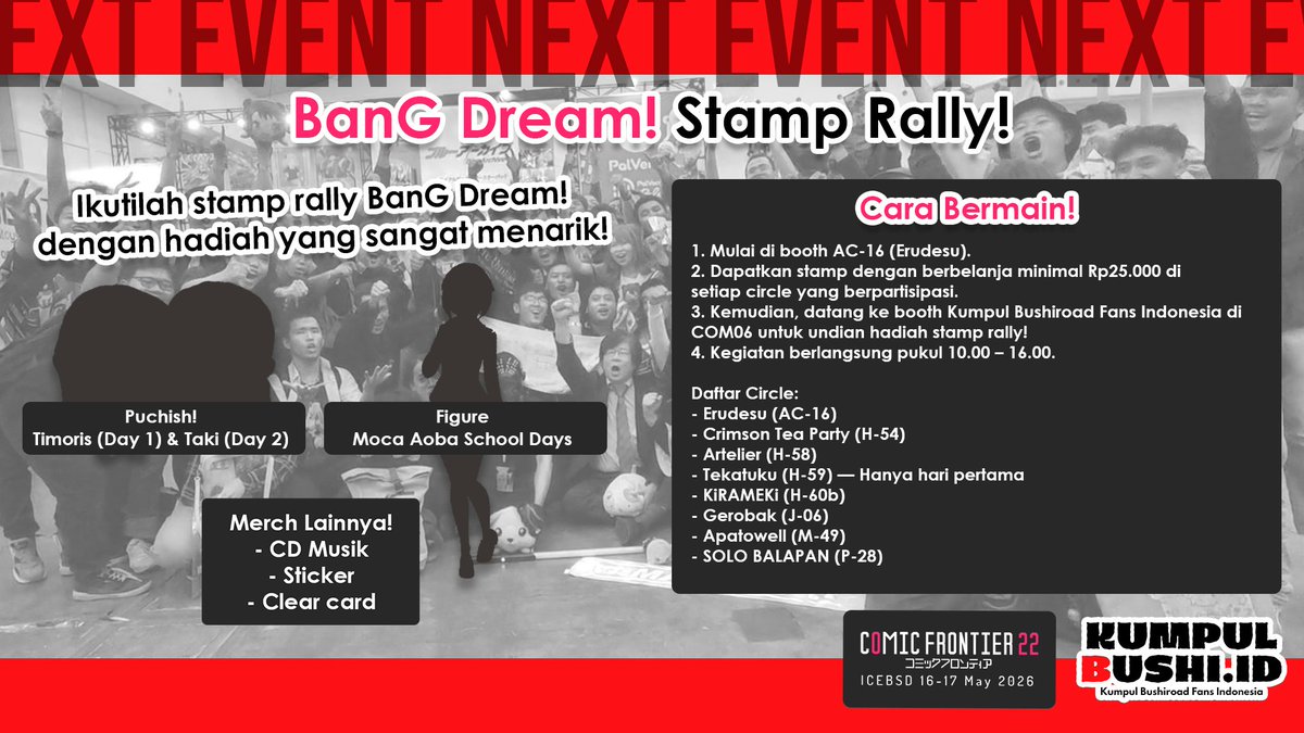 Kumpul Bushiroad Fans Indonesia tweet media