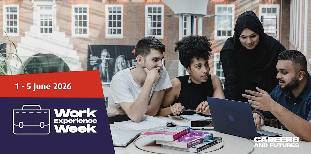 MiddlesexUni's tweet photo. Hey #TeamMDX! Applications for Work Experience Week 2026 are officially open 👀

Spend a week working with students from across the uni on a real challenge set by one of the UK’s top multinational retailers.

To register 👉 https://t.co/CDBv4rNMIi https://t.co/ulmYRBQq9f