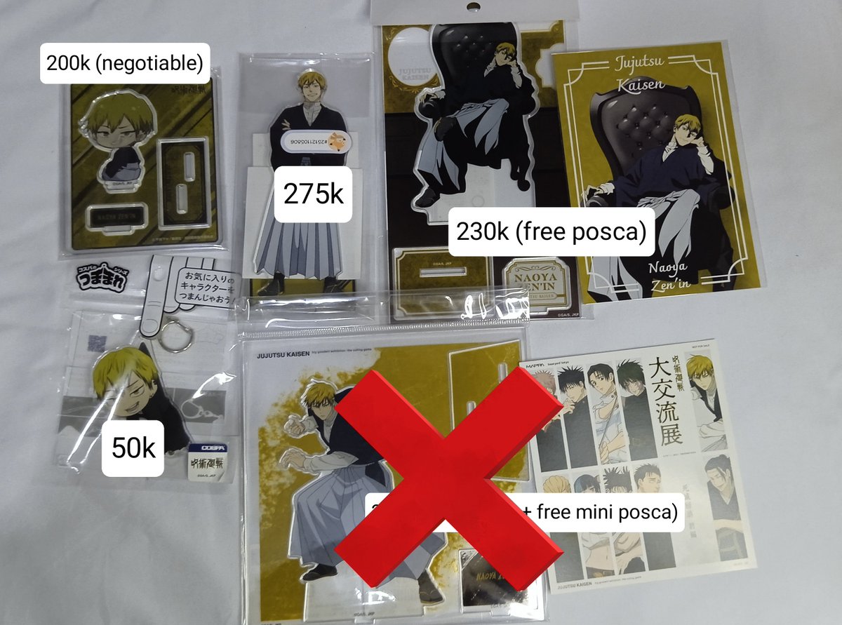 kwaragchy's tweet photo. WTS - acrylic syandee jjk Naoya

*Good condi (sealed/new)
✅Co shopee / manual / splitpay 
❌Ex.admin &amp; packing / ongkir manual

#warungjjk #warunganime #warungjujutsukaisen https://t.co/20dPB137pO
