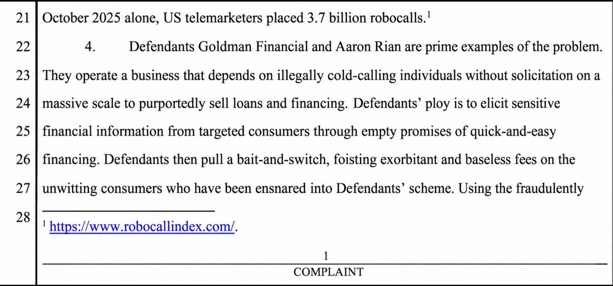 Commentary27227's tweet photo. I’m finally getting a worth adversary to try and take me down… Part of being a predatory lender means my victims don’t have the means for recourse or justice. Where the hell did these guys come from…

#scam #goldmanfinancial #aaronrian #expproud #predatorylender https://t.co/lPlzmpmyzd