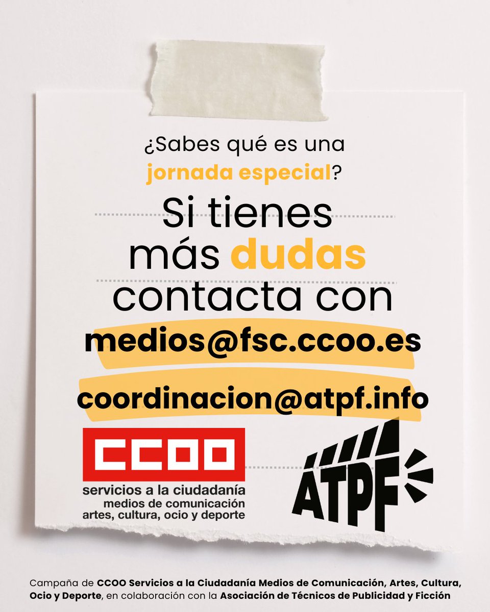 Medios FSC CCOO tweet media