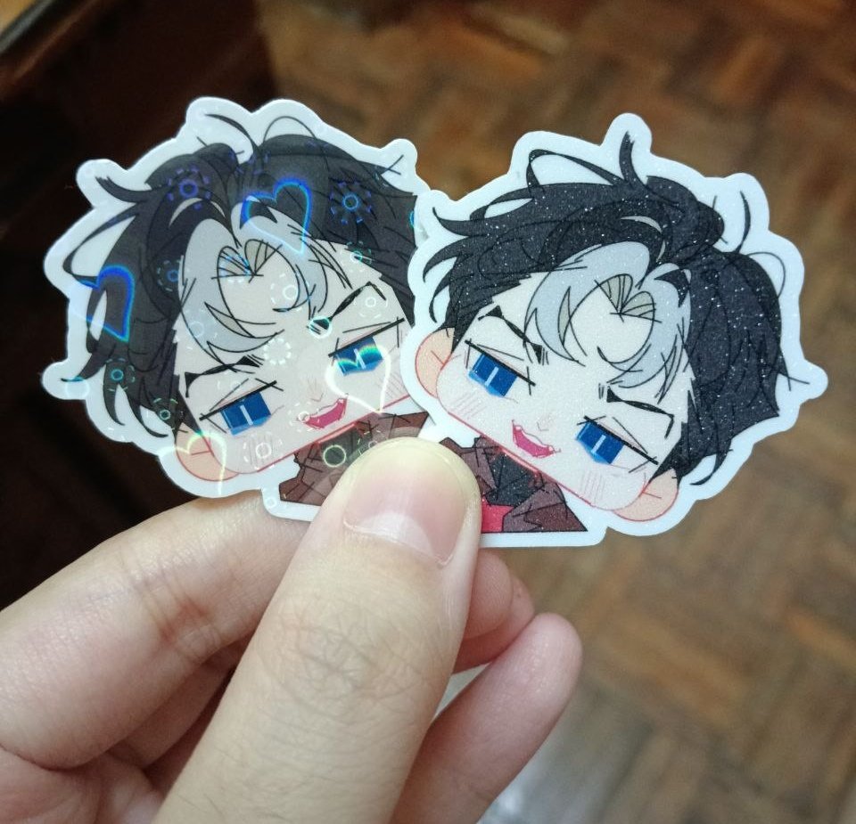 mwerri_v's tweet photo. did some sample print , stickers turns out so pretty 🥺 #jasontodd https://t.co/jZz5cv36E0