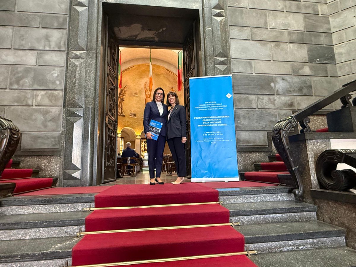 GaranteLiberta's tweet photo. Il @GaranteLiberta  - Avv. Irma Conti - ha partecipato oggi a Roma al Convegno "Polizia penitenziaria moderna: coordinamento delle specialità ed efficienza del sistema", organizzato da DirPolPen - Associazione Dirigenti e Funzionari di Polizia Penitenziaria. https://t.co/CKUPT5Xu9r