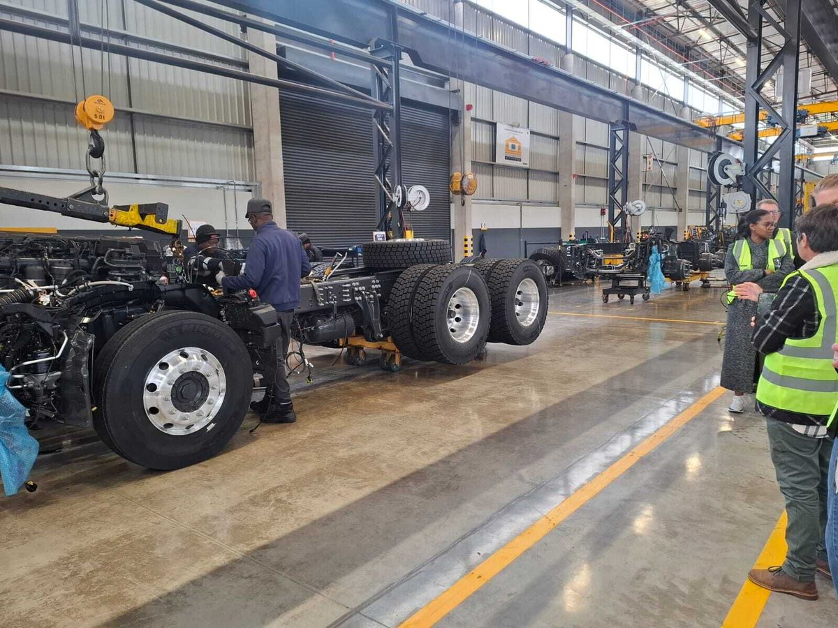 We're at Scania Southern Africa today for an exclusive look at the