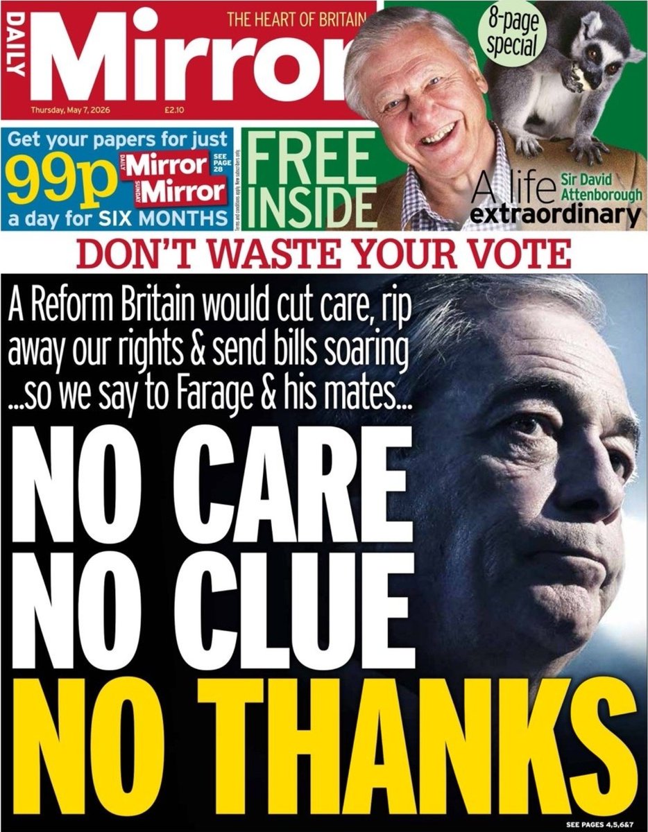 NoTime4Sarcasm's tweet photo. I'm gay and i'm certainly not voting reform. I care too much about our NHS and our freedoms. https://t.co/oas3qJdEi5