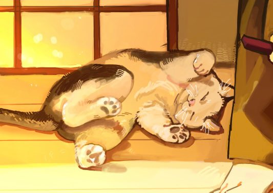 skebで描いたにゃんこが可愛いので、見てみてします。締め切りが