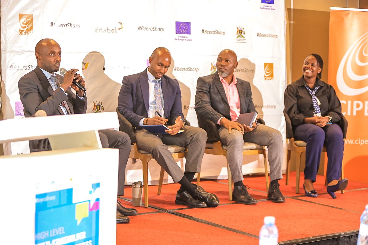 cipesaug's tweet photo. The Multi-stakeholder Dialogue on Business and Digital Rights featured an insightful panel discussion that explored the complexities of accountability, economic inclusion, and regional integration in an increasingly digitized landscape.

The panel was comprised of:

🟧 Ms. Doreen Gift Bujjingo-Ministry of ICT
🟧 Mr. Kenneth Muhangi- KTA Advocates
🟧 Mr. Shane Senyonga- Founder, School Pal
🟧 Mr. Ronald Mugisha- Uganda Bankers Association.

The panelists discussed:

🟧Regional Accountability: Holding global tech giants accountable requires collective political will and harmonized legal frameworks.

🟧Empowering the Youth Economy: Digital Public Infrastructure (DPI) was identified as a critical tool for bridging the pay gap for Ugandan content creators.

🟧Financial Inclusion via DPI: Secure data exchange between the National Identification and Registration Authority (NIRA) and the banking sector has streamlined "Know Your Customer" (KYC) processes.

🟧Bridging the Digital Divide: Government representatives explained how the Universal Service Fund is used to subsidize infrastructure in rural areas where private sector investment may not initially be profitable.

🟧 Cross-Border Integration: While Uganda is opening its Online Business Registration System (OBRS) to regional neighbors to facilitate trade, experts noted that data protection remains a priority, keeping core citizen data under sovereign control.