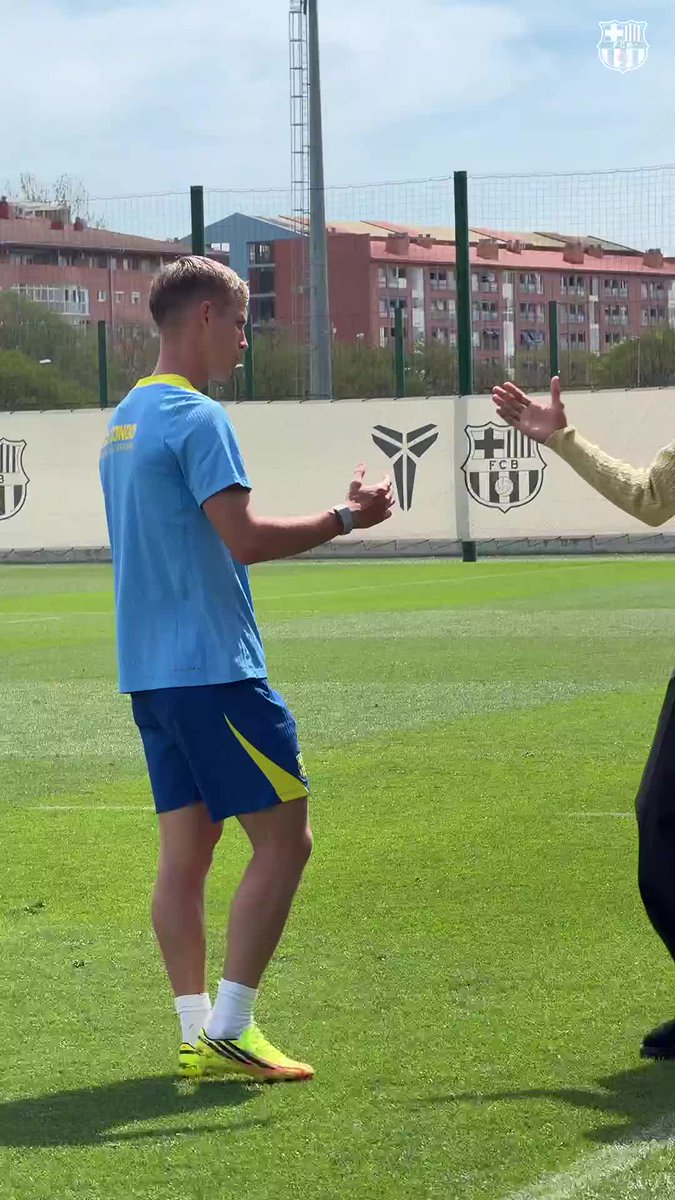 لامين يامال في تدريبات برشلونة اليوم 