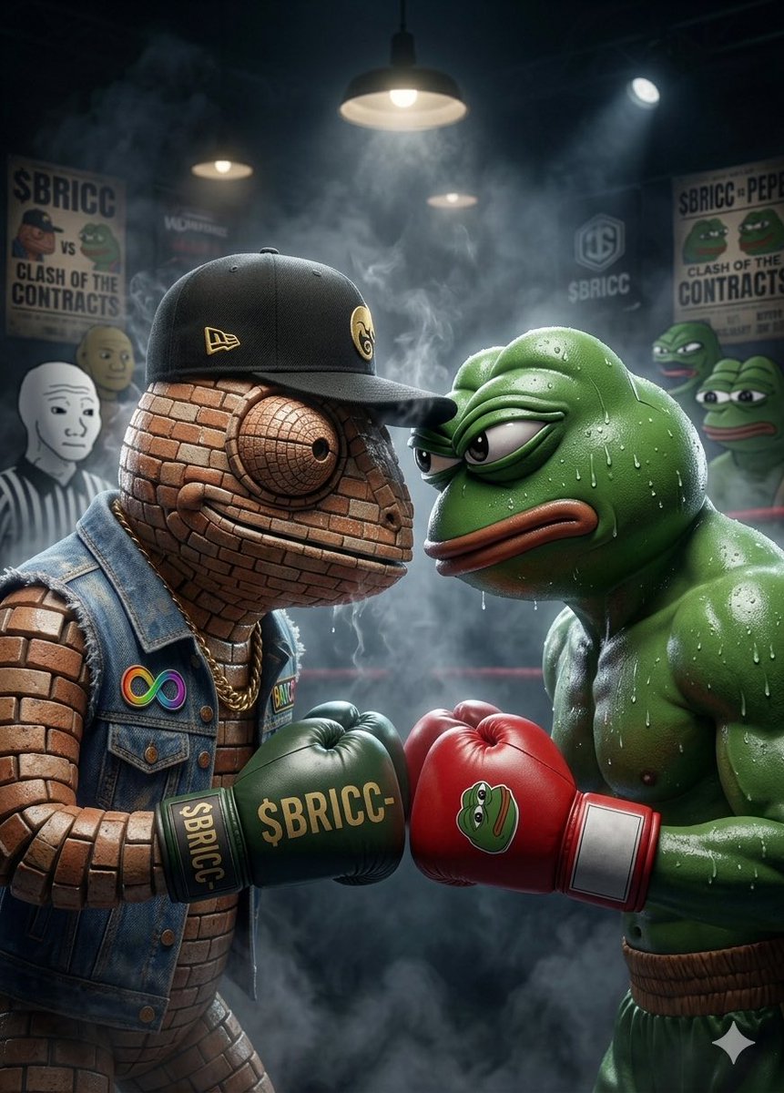 Briccmeme's tweet photo. Caption this image in 5 words or less

#bricc #pepe #base https://t.co/3ajRnwm0Oz
