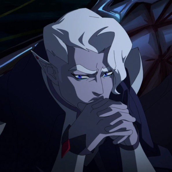 SoullesKat's tweet photo. (Mighty Nein campaign spoilers)

the second Matt hit that pose when Essek was listening to the Nein in 124 I KNEW I’d seen it recently

I LOVE that they pulled Matt’s mannerisms when he was playing certain characters from the campaign into the animated show !! https://t.co/B44fAboUuh