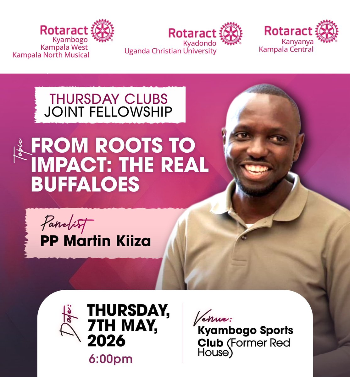 Rotaract Club of Kyambogo-Buffalo Nation tweet media