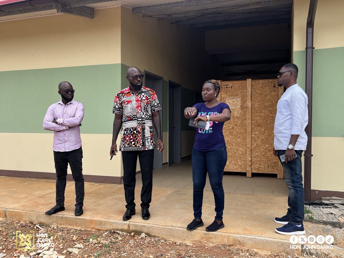 Visited the Suame Municipal Hospital to inspect its facilities. This landmark project, delivered under the visionary leadership of Nana Addo Dankwa Akufo-Addo, is clear evidence of our commitment to transforming healthcare in Suame. 
We will continue to protect, sustain, and