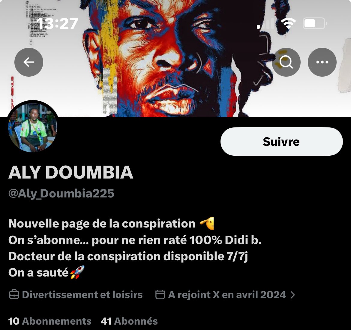Il veut un stade de fally le 26 décembre pas pcqu’il est fan de fally juste pour voir échouer unHimra.

Apres ca va nous demander mais d’où vient la toxicité dans le rap ivoirien ? 

Et c’est  ce qu’on subit depuis 2023 nous fan de himra 

<<avec la haine de la conspiration >>