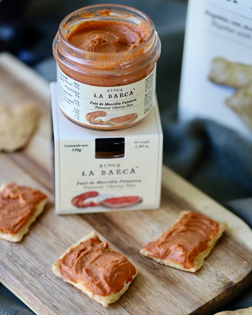 FincaLaBarca1's tweet photo. ¡Sencillo pero delicioso aperitivo con nuestro impresionante Paté de Morcilla Patatera Finca La Barca!
-
Simple but delicious snack with our amazing Finca La Barca 'Patatera' Chorizo Pate!
#FincaLaBarca #PatéDeMorcilla #SpanishPate #MorcillaPatatera #PatateraChorizo https://t.co/Q2MKuEk0XU