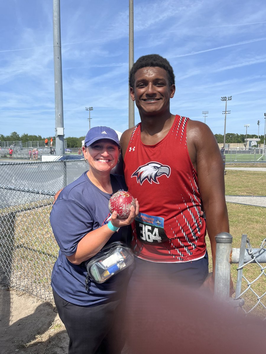 Cavierose2214's tweet photo. Anthony is the 2026 State Champion for Shot Put.  I am so proud of the hard work he put in and it paid off.  School record and a state championship this year.  Way to go Anthony. https://t.co/GAdmBnMzHK