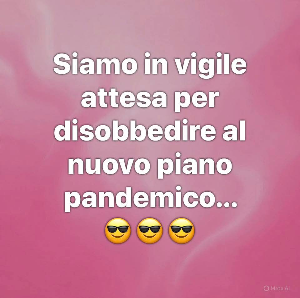 Non vedo l'ora di disobbedire, di nuovo.
