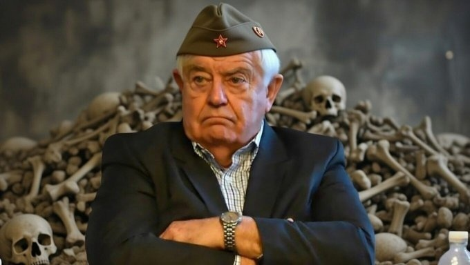 Ne bodo mu pomagali, na cedilu jim bo ostal, ko bo razrešen in odpoklican za zmeraj odšel. Muzej slovenske osamosvojitve ga bo zanamcem v spominu ohranjal, zahrbtnega nasprotnika slovenske osamosvojite in pred napadom srbske JNA, kot veleizdajalskega razorožitelja slovenske TO.🎃