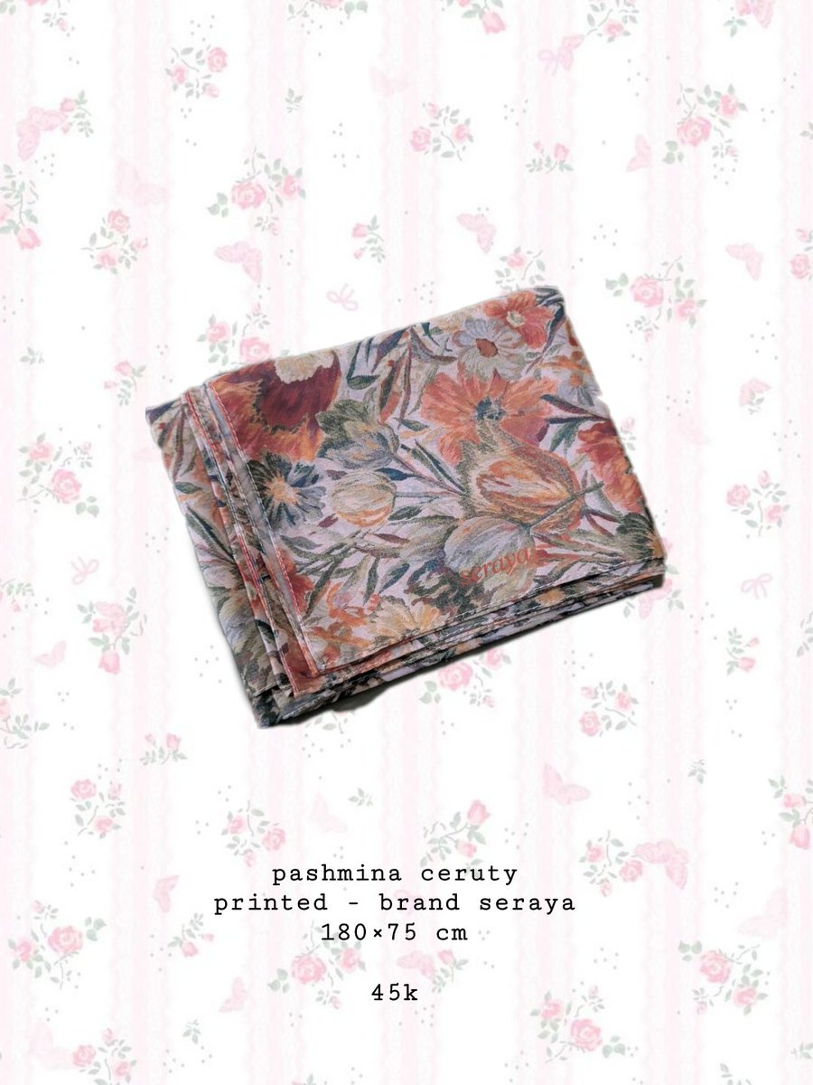 cherisefolio's tweet photo. 🎀🌷   wts.  /  want to sell

+  blouse dusty pink
    ( beli di offline store )
+  pashmina ceruty printed
     ( merk seraya )

—   negotiable 

🍊  inc.  admin 
       ★  https://t.co/cHizCP2fb3
📍 cod jogja https://t.co/eBYwQzx7tK