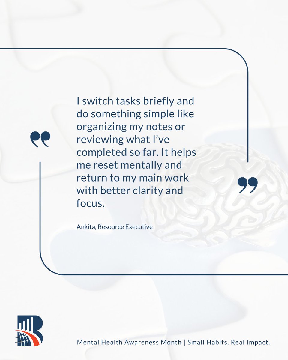 bareindia's tweet photo. Sometimes, a small reset is all it takes. 🌿

Throughout Mental Health Awareness Month, we’re sharing real “Reset Rituals” from our team; the little things that help us pause, recharge, and refocus during the workday.

#MentalHealthAwarenessMonth #WorkplaceWellbeing #ResetRituals https://t.co/d8gOA1iDzx