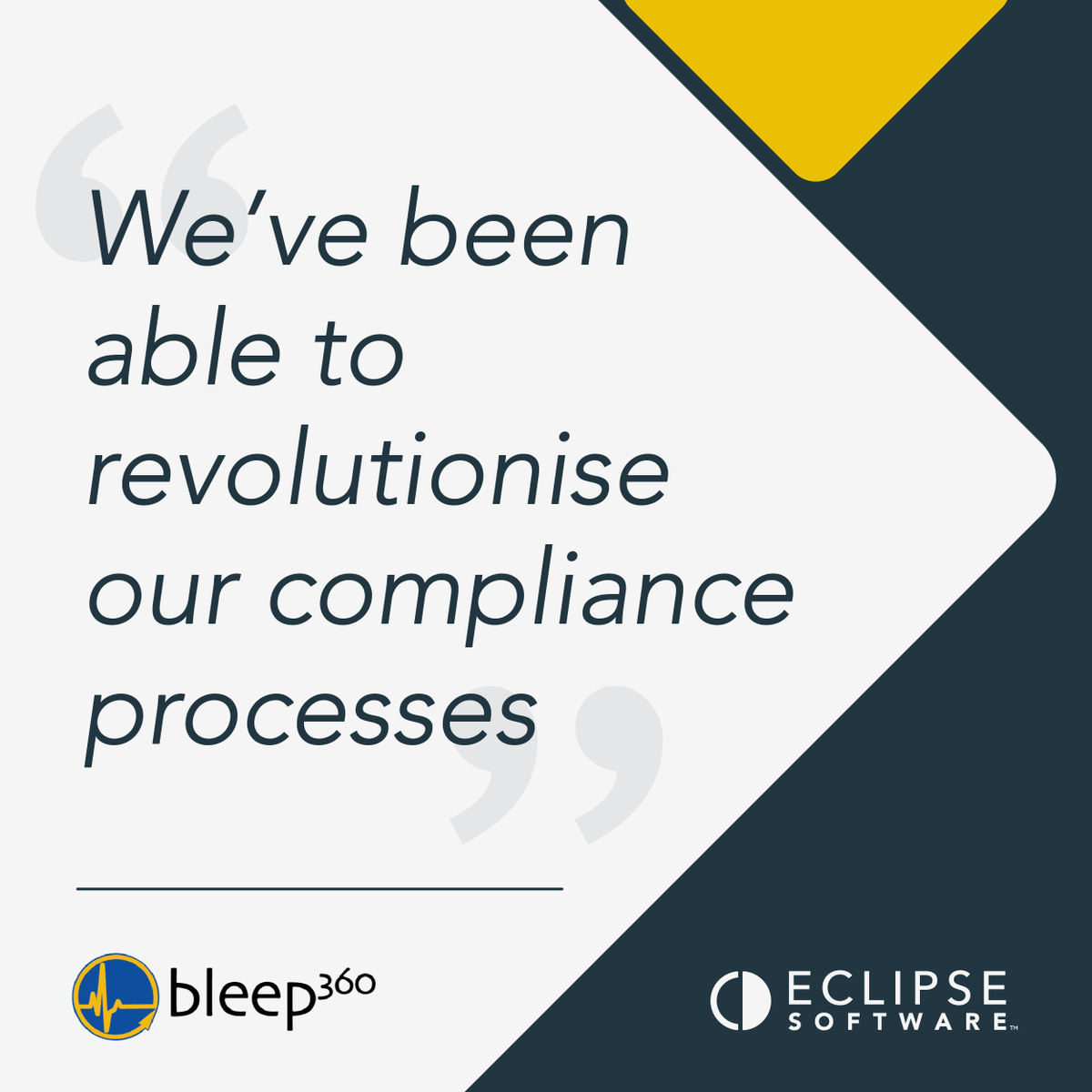 eclipse_rm's tweet photo. Looking to upgrade your compliance processes?

Don't just take our word for it... https://t.co/urEYhfu2ry