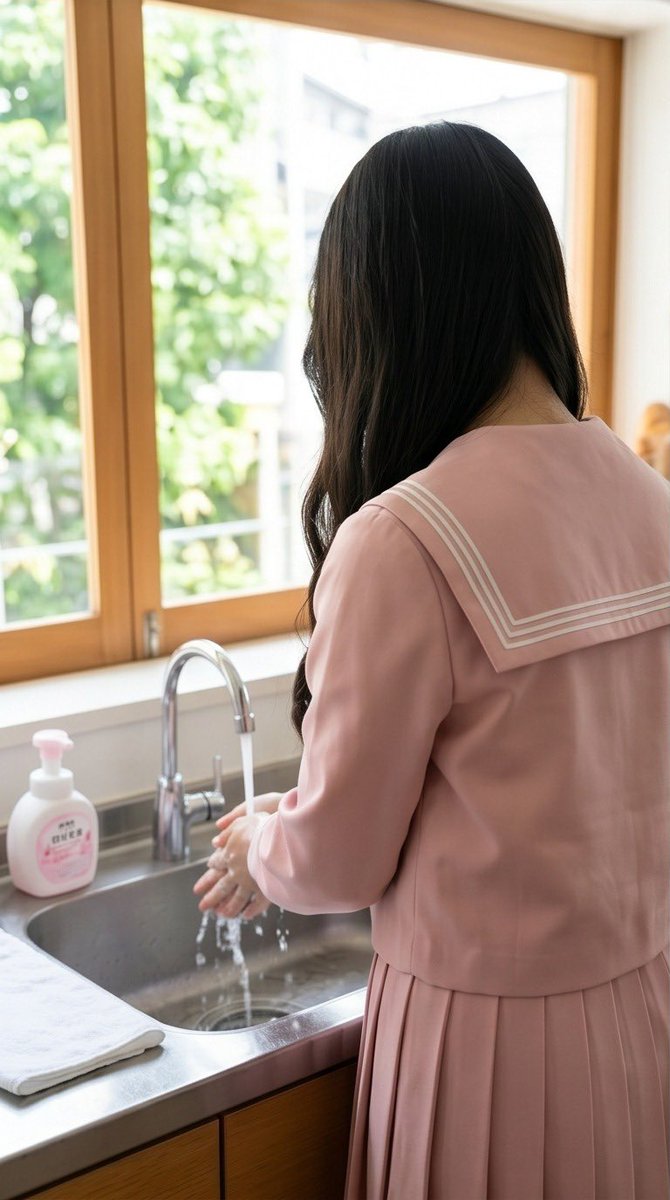 aiohmwc's tweet photo. ���回の投稿で衛生面のご質問をいただいたので…🧼 
調理の合間や味見の後は、必ずこうして念入りに　#手洗い　をしています。
美味しいのはもちろんですが、安心・安全が一番大切ですよね。 これからも気をつけて楽しく作ります！👩‍🍳✨
#イタリア展 #フォカッチャ #サンドイッチ #三越　#食品衛生 https://t.co/lWyYOK8Uyo