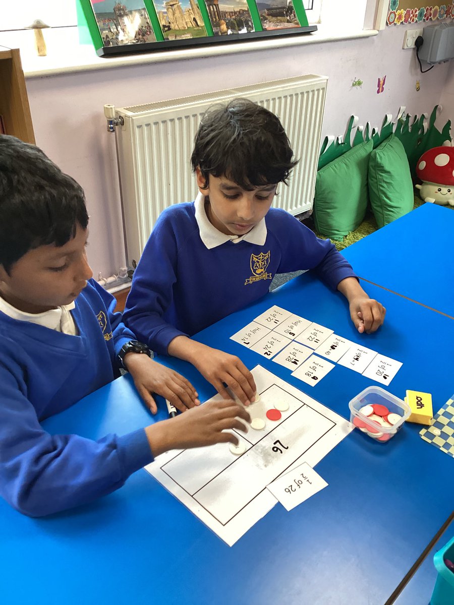 Hands on maths in Year 2 today! The children worked practically to find ...
