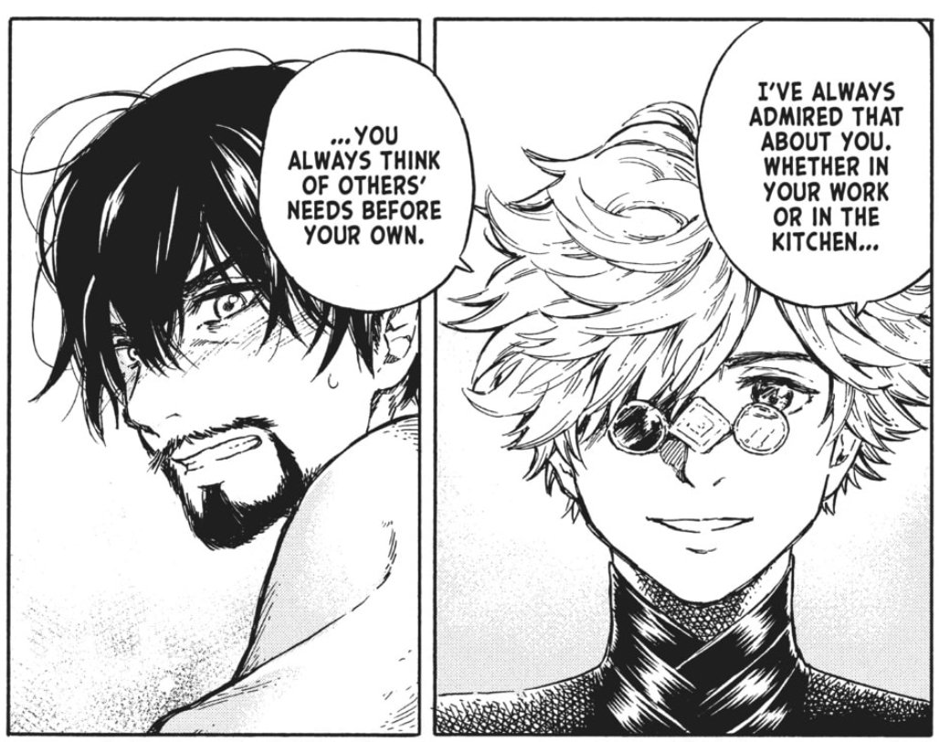 Reading Witch Hat Atelier Kitchen rn and oh my god it's still the first two chapters 😭🫶🫶🫶