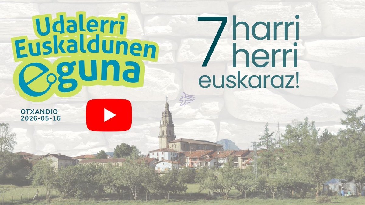 uema_eus's tweet photo. Udalerri Euskaldunen Eguneko abestia ere aurkeztu dugu gaur: 'Zazpi harri, zazpi herri'. Otxandioko eskolako ikasleek jarri diete ahotsa, eta maiatzaren 16ko ekitaldian abestuko dute https://t.co/LnGyTmkzAm https://t.co/CpsJqymVLN