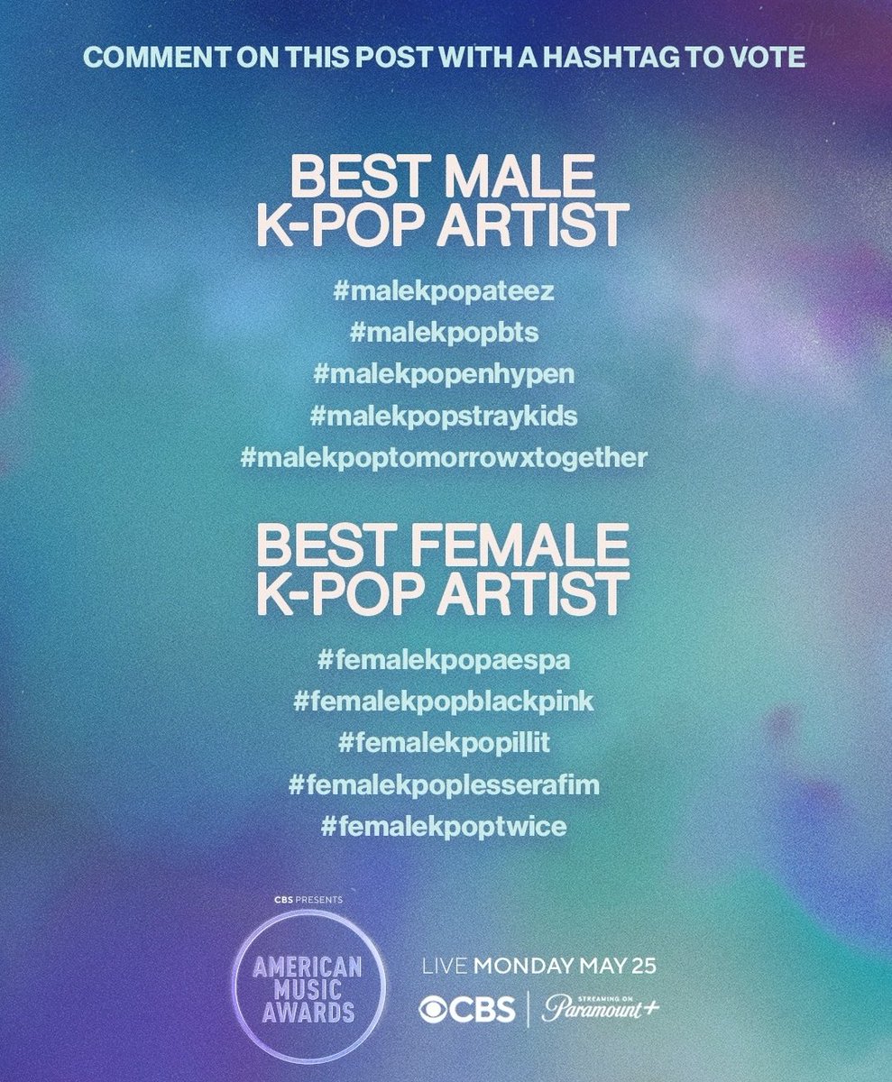 American Music Awards (AMAs) D-1! 🚨📢

ENGENEs, tomorrow will be the final day, you can give 30 votes per account on both Website and Instagram.
🔗:vote.theamas.com
🔗:instagram.com/p/DXHH2kplOBV/…
