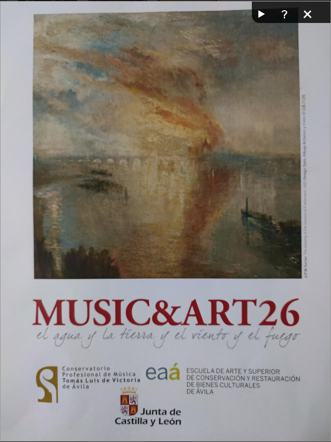 IESADAJA's tweet photo. "Queremos felicitar a Sergio L��pez López del curso 3ºB quien ha obtenido el primer premio en modalidad pintura del certamen MUSIC&amp;ART 26  convocado por el conservatorio Tomás Luis de Victoria  y la Escuela de Arte de Ávila" 
#somosadaja #somoseducacyl #AprenderHaciendo https://t.co/fVNVJrTsXO