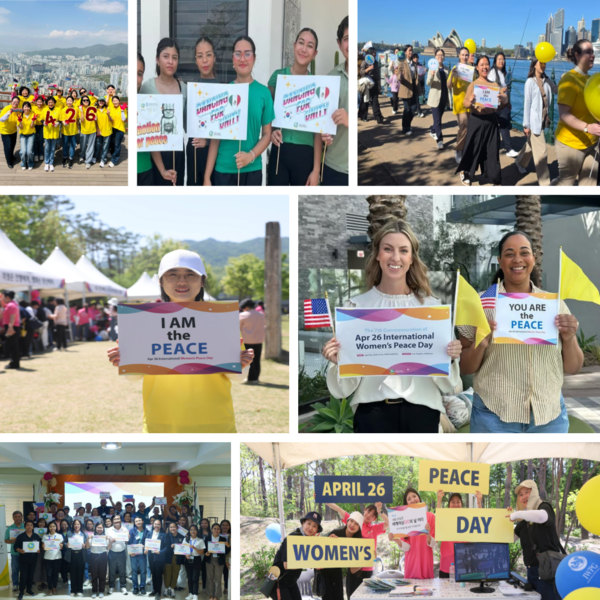 RyanMeg12197's tweet photo. 53 Cities, 14 Countries, 1 Voice! IWPG celebrated the 7th World Women's Peace Day with a global wave of solidarity. 
Read more: https://t.co/qN61LFcKDY

#IWPG #IAmThePeace #WomensPeaceDay #GlobalSolidarity #Peace https://t.co/lBmxIyXqy6
