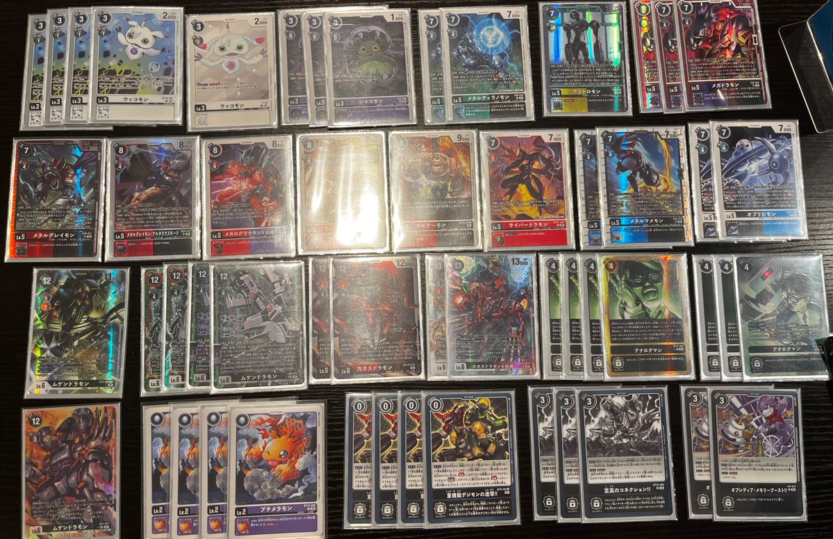ムゲンドラモン デッキ　54枚　パーツ 本日5/7(木) 開催 デジモンテイマーバトル 優勝は「ある」さんの