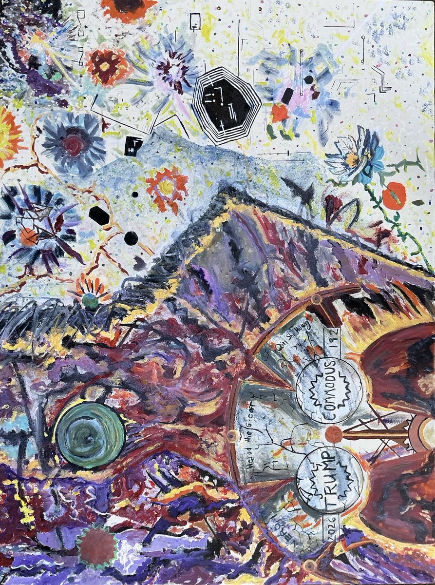 ArtAbstractNew's tweet photo. #Painting #Oil #Abstract  Landscape 30” x 40” https://t.co/lLLzoehVxf
