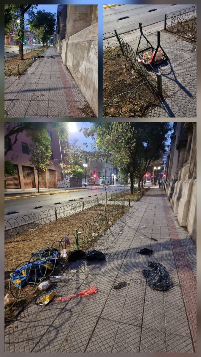 Rulos__'s tweet photo. Hace tiempo que no veía tan descuidada ésta cuadra de Barrio Ejército @desbordes @Muni_Stgo https://t.co/KujPZBqe4s