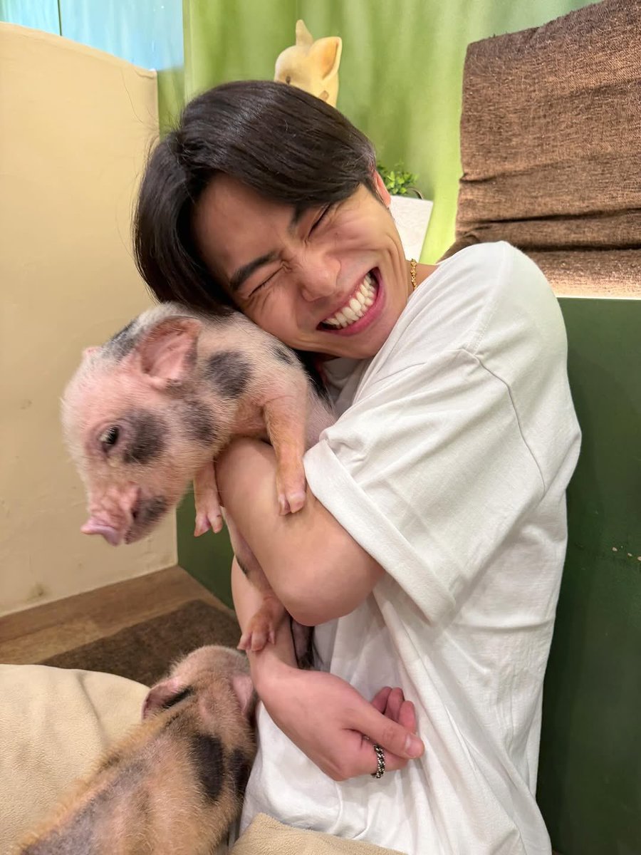 僕の愛する豚ちゃん 豚ちゃんのボジションください🐷❤️ #かげの休日 #IMPic