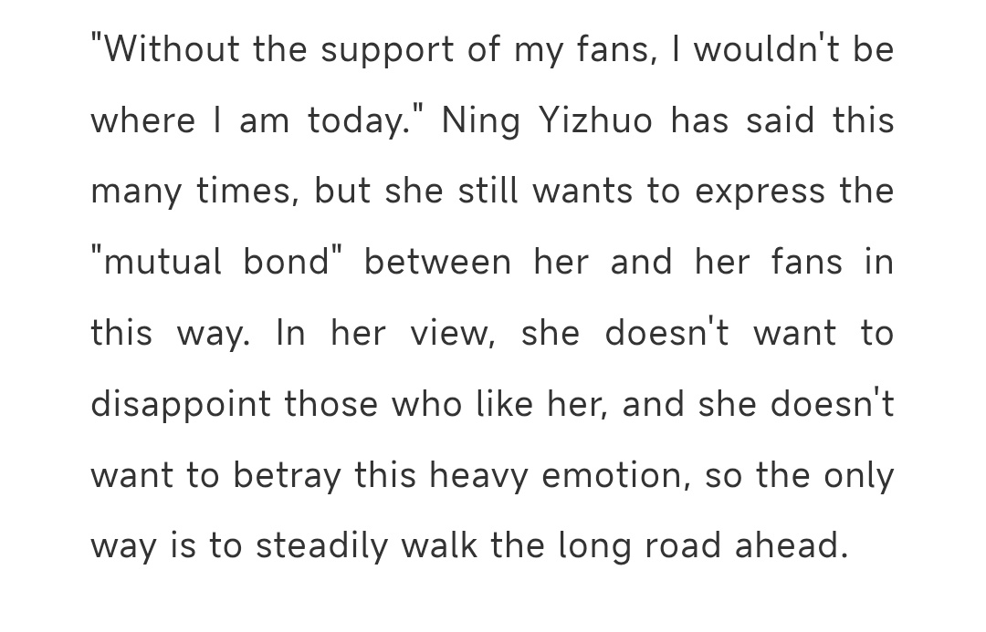Ningning’s way of reciprocating the love her fans give her is by trying to do what they want and by not disappointing them 🥹