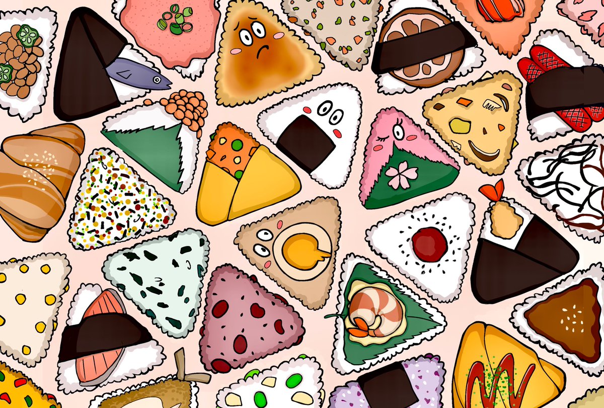 普段は女の子をメインに描いていますが
食べ物を描くのも得意です🍞🍡🍙

#イラスト