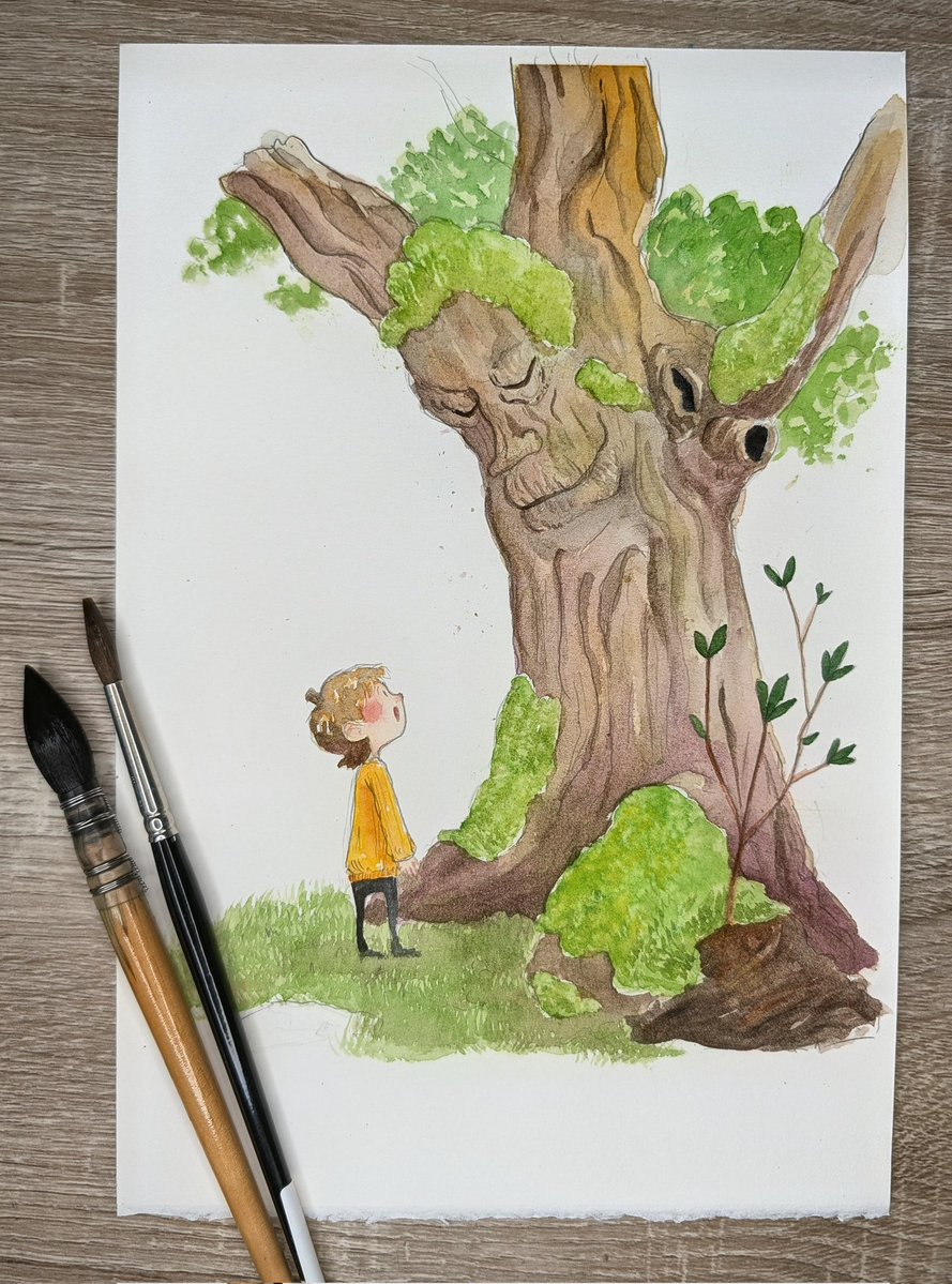 水彩画(自作の絵の複製)　 \"リトアニアの妖精\" 妖精作家がアイルランドで妖精の民間伝承を収集したい！ - CAMPFIRE