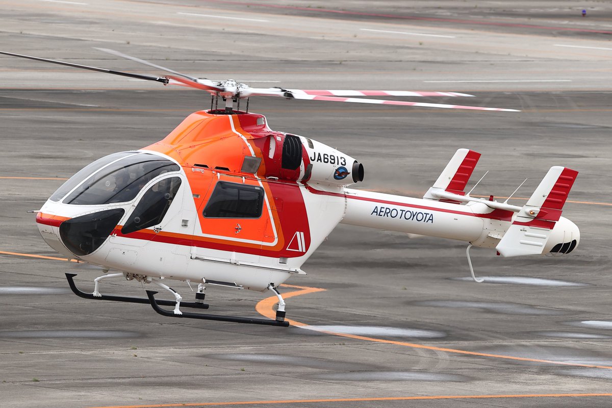 AERO TOYOTA, McDonnell Douglas MD-900 Explorer, JA6913 ようやく